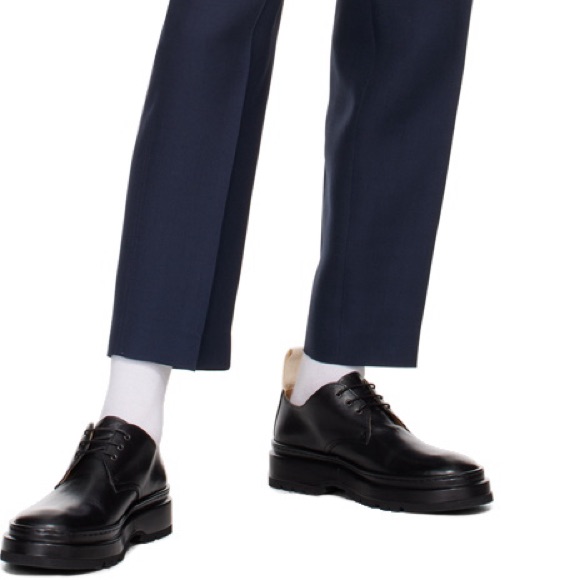 Jacquemus Black Leather Derby